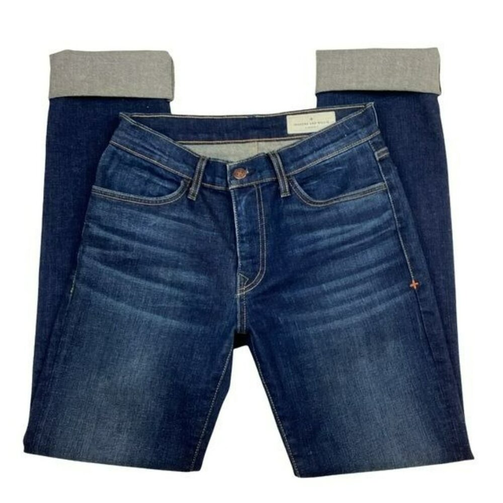 Imogene + Willie Womens High Rise Jeans Size 27 Dark Wash Denim Casual Style